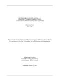 Results-Based Management Discussion Paper