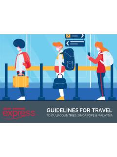 GUIDELINES FOR TRAVEL - Ministry of Civil Aviation