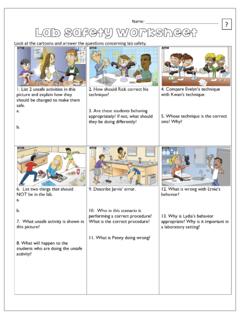 lab safety worksheet - DIXIE MIDDLE SCHOOL SCIENCE