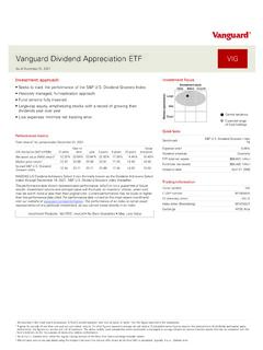 Dividend Appreciation ETF