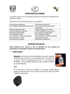 PROPIEDADES DEL CARBONO - Portal Acad&#233;mico CCH