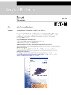 Service Bulletin - Eaton