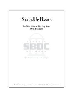 START-UP BASICS - Georgia, USA