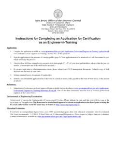 Professional Engineer in Training Application