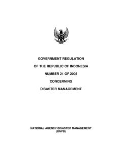 GOVERNMENT REGULATION OF THE REPUBLIC OF …