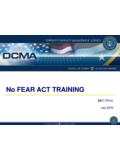 No FEAR ACT TRAINING