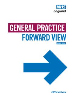 General Practice Forward View - NHS England