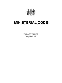 August 2019 MINISTERIAL CODE - FINAL FORMATTED 2