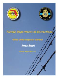 Florida Department of Corrections - Florida Inspectors General