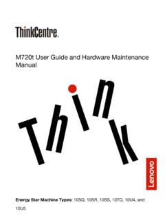 M720t User Guide and Hardware Maintenance Manual