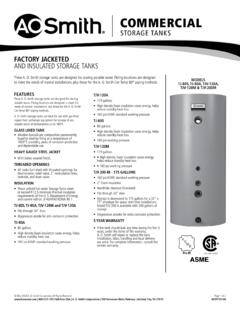COMMERCIAL - Water Heaters