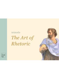 The Art of Rhetoric - Wendelberger
