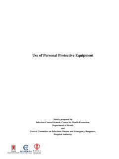 Use of Personal Protective Equipment - Centre for Health ...