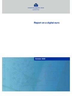 Report on a digital euro - European Central Bank
