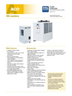 Oil coolers - Euro Cold