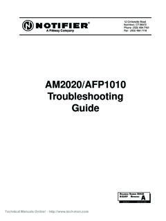 AM2020/AFP1010 Troubleshooting Guide