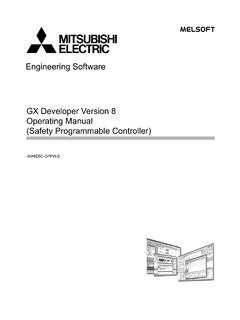 GX Developer Version 8 Operating Manual (Safety ...