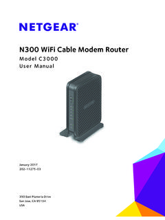 N300 WiFi Cable Modem Router - Netgear