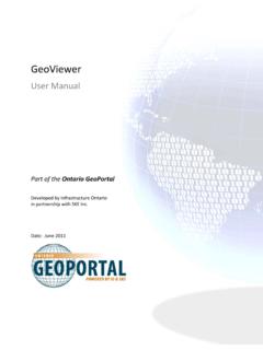 GeoViewer - Ontario GeoPortal