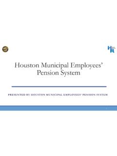 Houston Municipal Employees’ Pension System