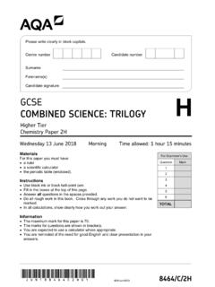 COMBINED SCIENCE: TRILOGY