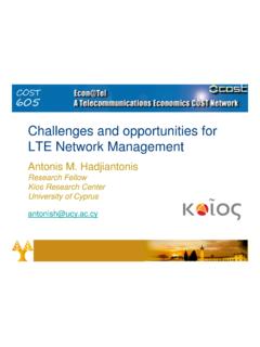 Challenges and opportunities for LTE Network …