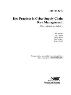 Key Practices in Cyber Supply Chain Risk Management ...