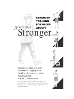 Growing Stronger - Strength Training for Older Adults