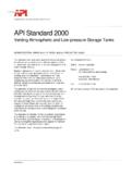 API Standard 2000 - Energy Tomorrow