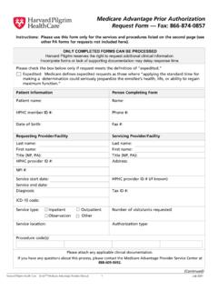 Medicare Advantage Prior Authorization Request Form — Fax ...