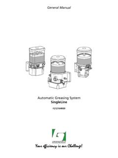 Automatic Greasing System SingleLine