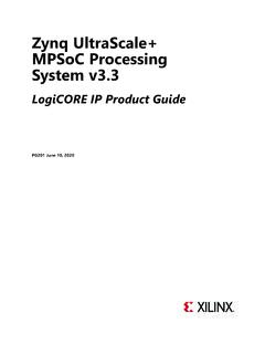 Zynq UltraScale+ MPSoC Processing System v3 - Xilinx