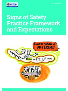 Signs of Safety Practice Framework and Expectations