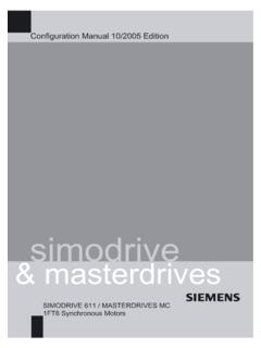1FT6 Synchronous Motors - Siemens
