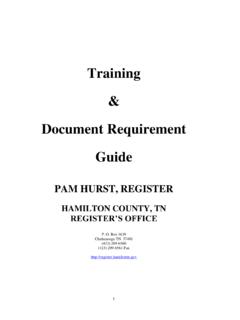 Training Document Requirement Guide
