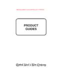 PRODUCT GUIDES - Central Steel and Wire Company: …