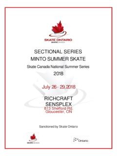 SECTIONAL SERIES MINTO SUMMER SKATE 2018 …