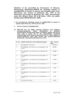 Schedule of fee prescribed by Government of …