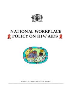 NATIONAL WORKPLACE POLICY ON HIV/AIDS