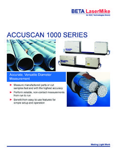 ACCUSCAN 1000 SERIES - betalasermike.com