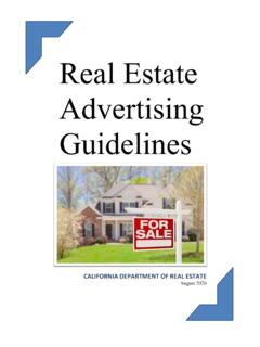 Real Estate Advertising Guidelines