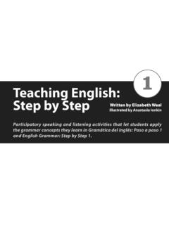 Teaching English: Step by Step - Tenaya