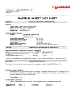MATERIAL SAFETY DATA SHEET - PACE Technologies