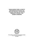 Implementation Guide on Audit of Internal Financial ...