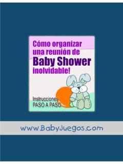 Celebremos la llegada - Juegos Baby Shower