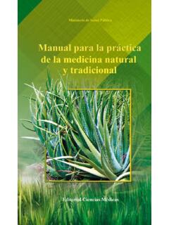 Manual para la pr&#225;ctica de la Medicina Natural y Tradicional