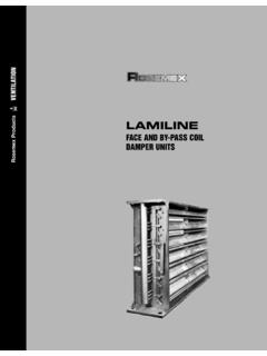 Lamiline - Rosemex, leader in the Heating and Ventilation ...