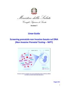 CSS Linee Guida Screening prenatale non invasivo basato ...
