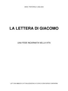 Lettera di Giacomo - laparolanellavita.com