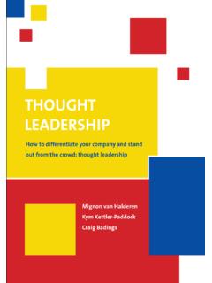 thought leadership - Leading Thoughts | Research, advice ...